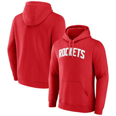 Houston Rockets Wordmark Pullover Hoodie Red outlet