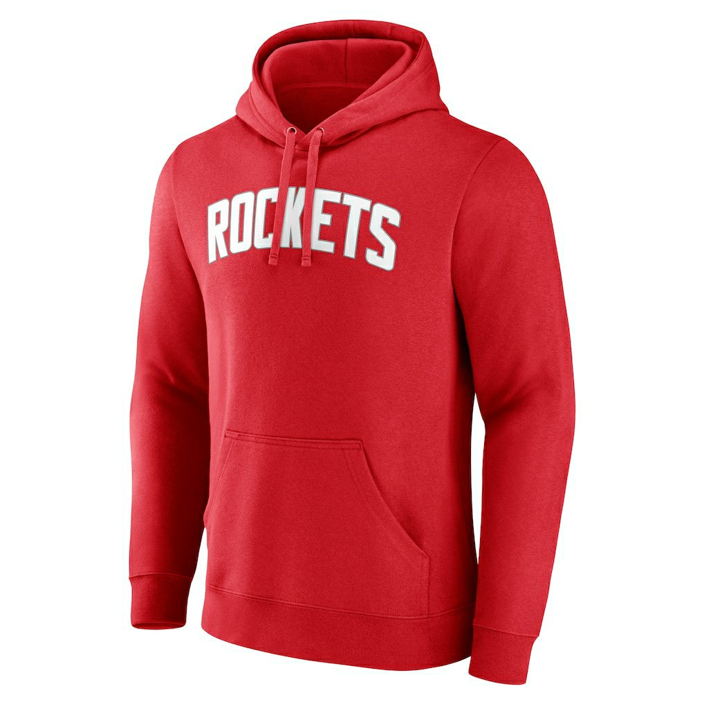 Houston Rockets Wordmark Pullover Hoodie Red outlet