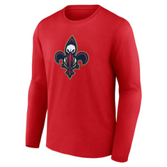 New Orleans Pelicans Alternate Logo Long Sleeve T-Shirt Red