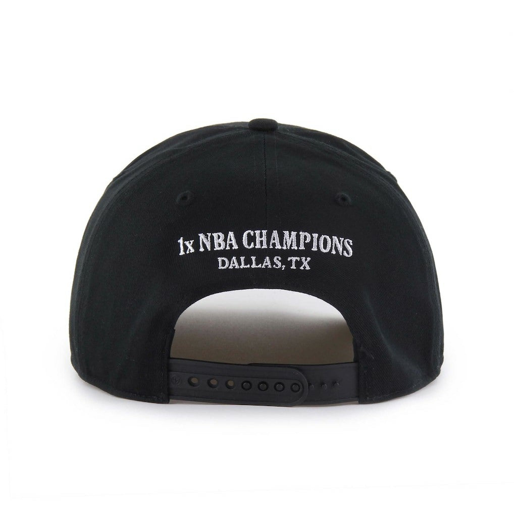 Dallas Mavericks '47 Every Time Past Champs Hitch Adjustable Hat Black - 47 brand