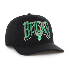 Milwaukee Bucks '47 Every Time Past Champs Hitch Adjustable Hat Black - 47 brand