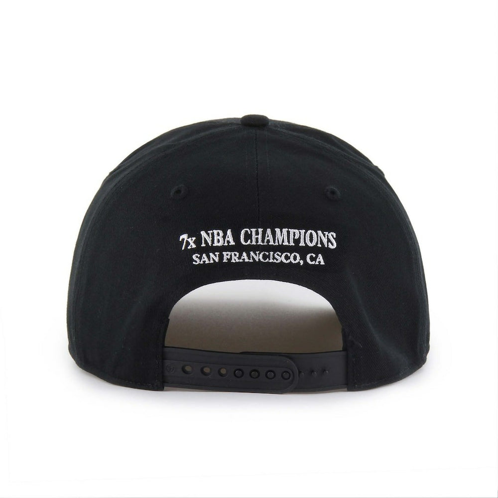 Golden State Warriors '47 Every Time Past Champs Hitch Adjustable Hat Black - 47 brand
