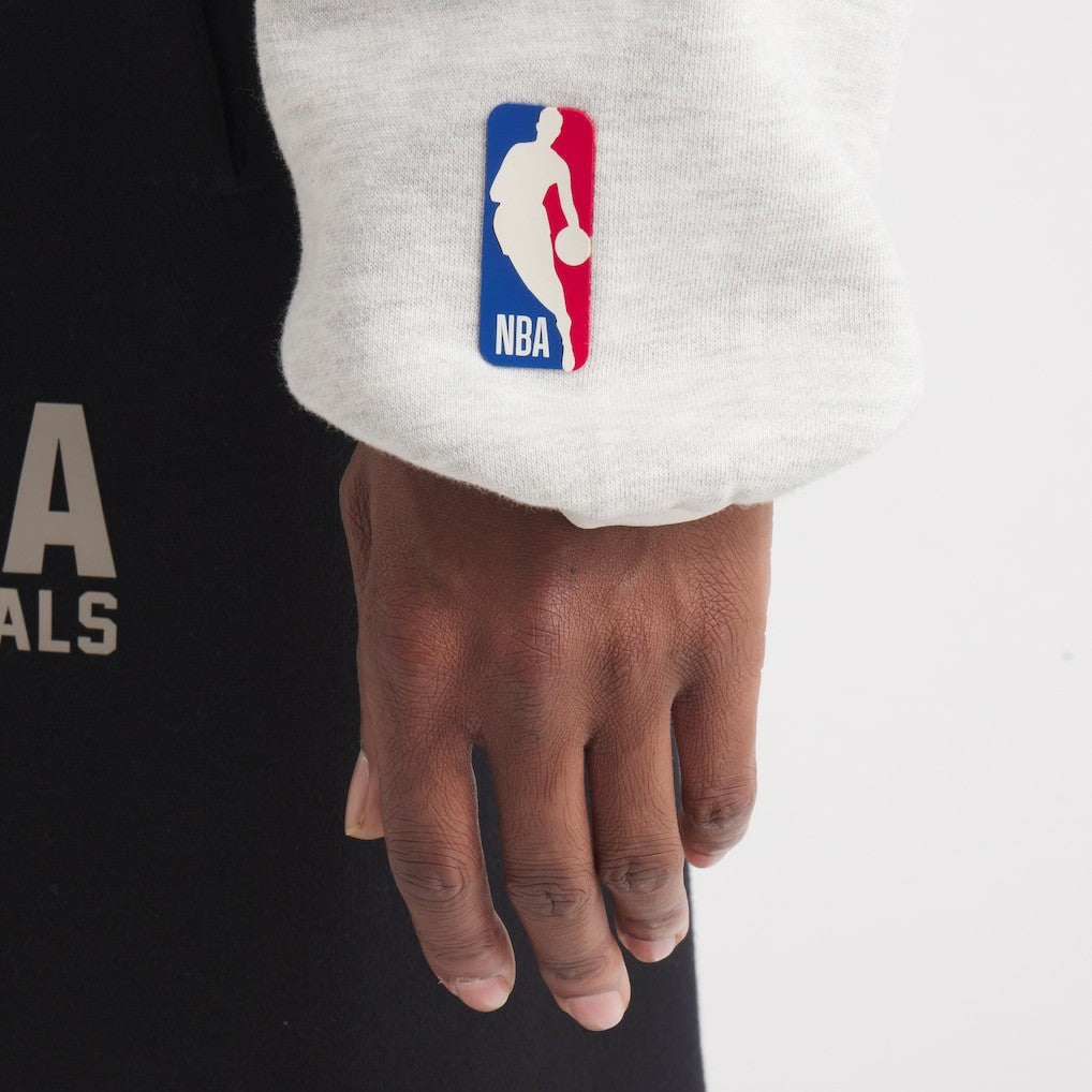 Atlanta Hawks Fear of God Unisex NBA x ESSENTIALS Pullover Hoodie Heather Gray