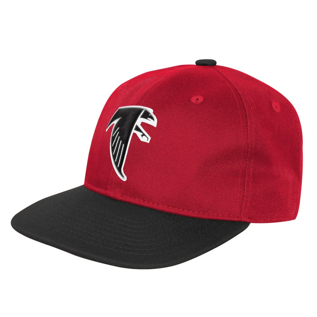 Atlanta Falcons Outerstuff Youth True Retro Adjustable Hat - Red Hats