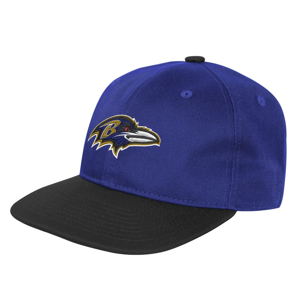 Baltimore Ravens Outerstuff Youth True Retro Adjustable Hat - Purple Hats