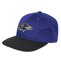 Baltimore Ravens Outerstuff Youth True Retro Adjustable Hat - Purple Hats