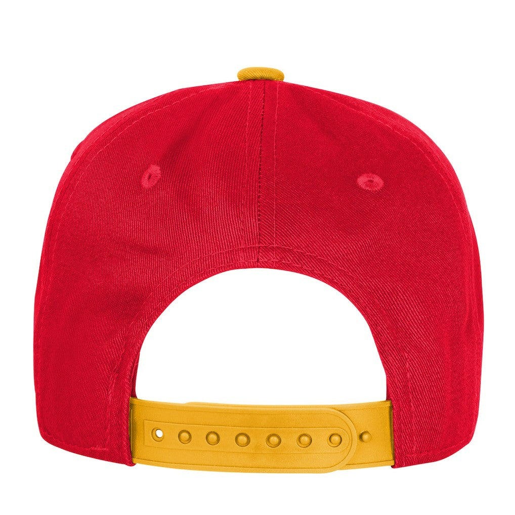 Kansas City Chiefs Outerstuff Youth True Retro Adjustable Hat - Red Hats