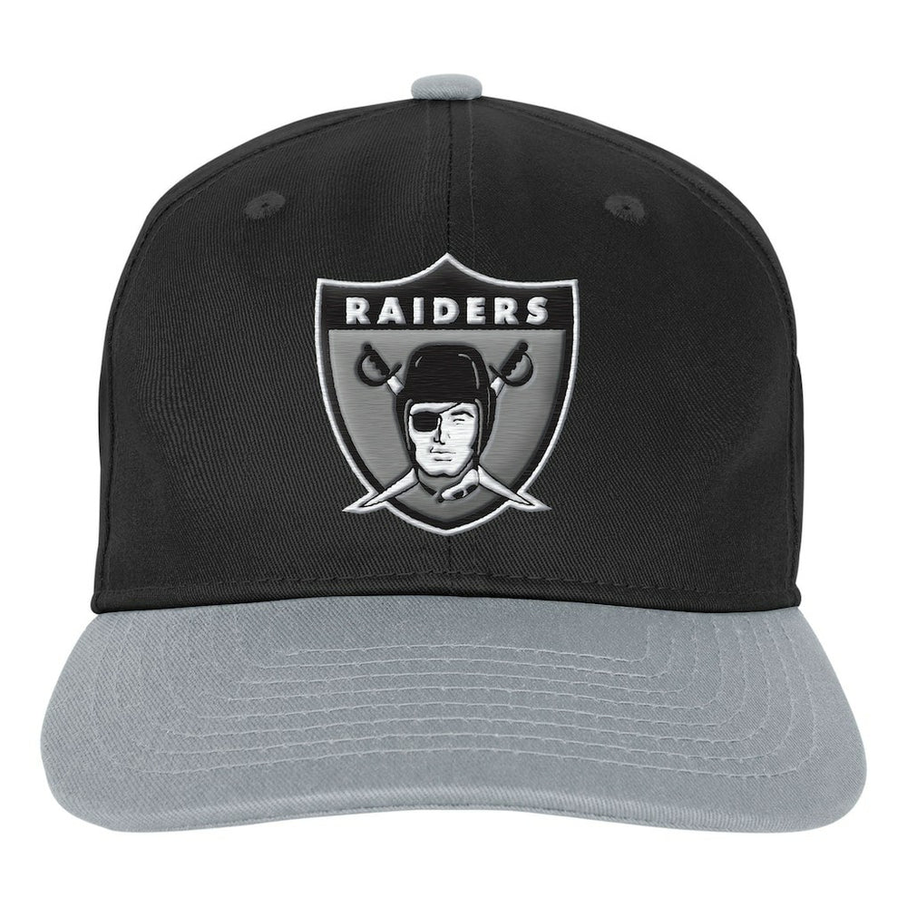 Las Vegas Raiders Outerstuff Youth True Retro Adjustable Hat - Black Hats