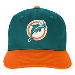 Miami Dolphins Outerstuff Youth True Retro Adjustable Hat - Aqua Hats