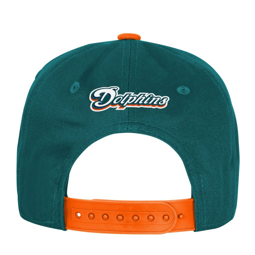 Miami Dolphins Outerstuff Youth True Retro Adjustable Hat - Aqua Hats