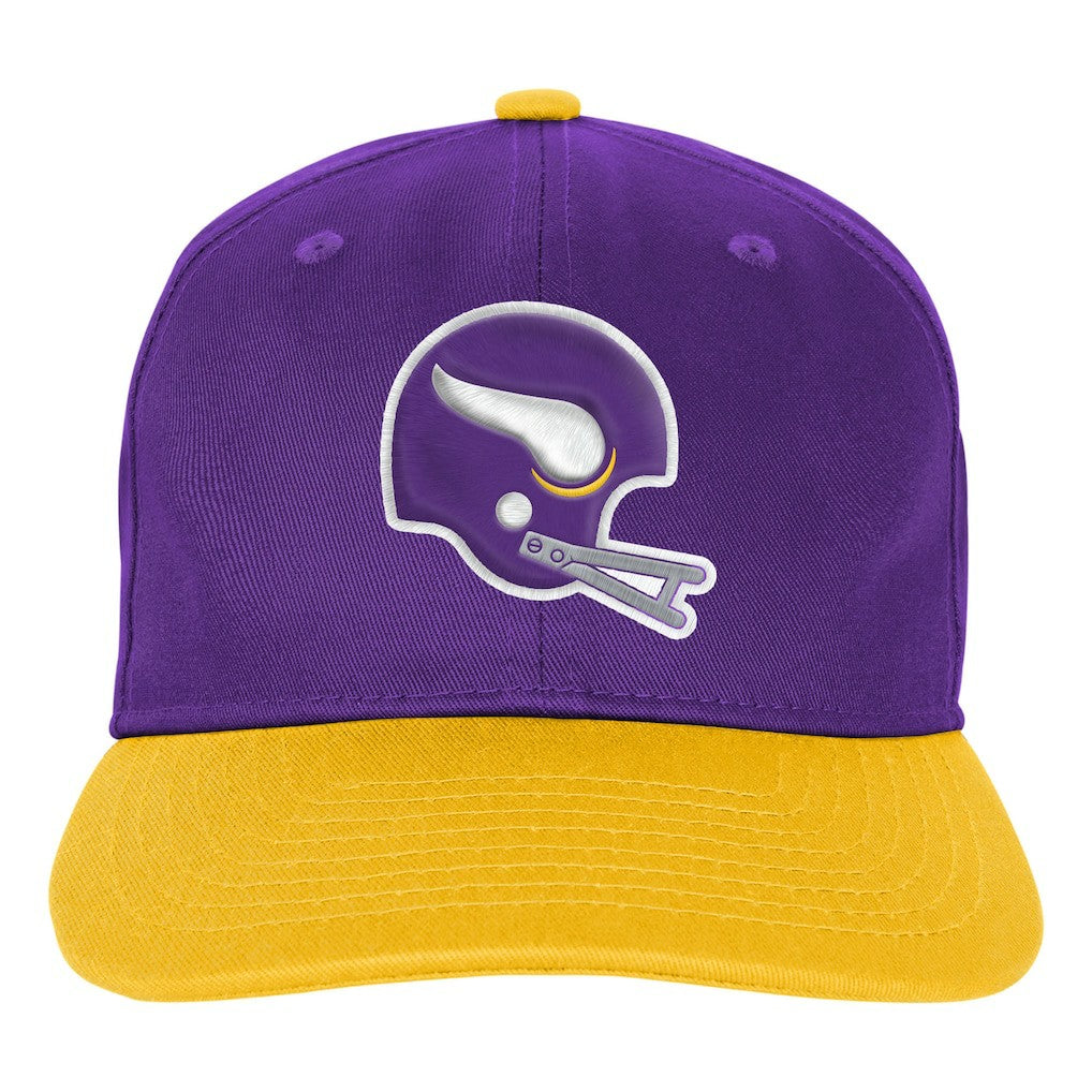 Minnesota Vikings Outerstuff Youth True Retro Adjustable Hat - Purple Hats