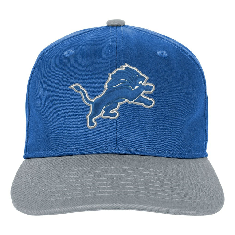 Detroit Lions Outerstuff Youth True Retro Adjustable Hat - Blue Hats