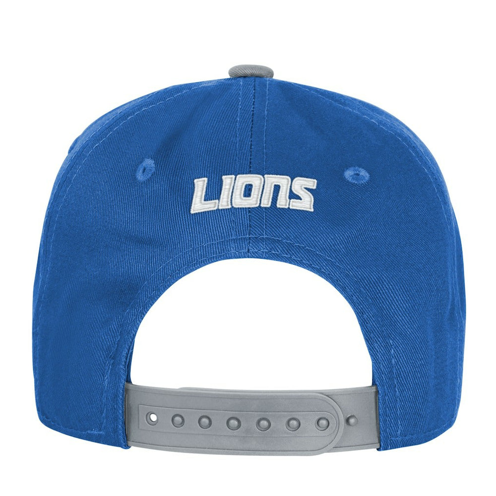 Detroit Lions Outerstuff Youth True Retro Adjustable Hat - Blue Hats