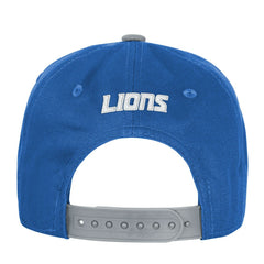 Detroit Lions Outerstuff Youth True Retro Adjustable Hat - Blue Hats