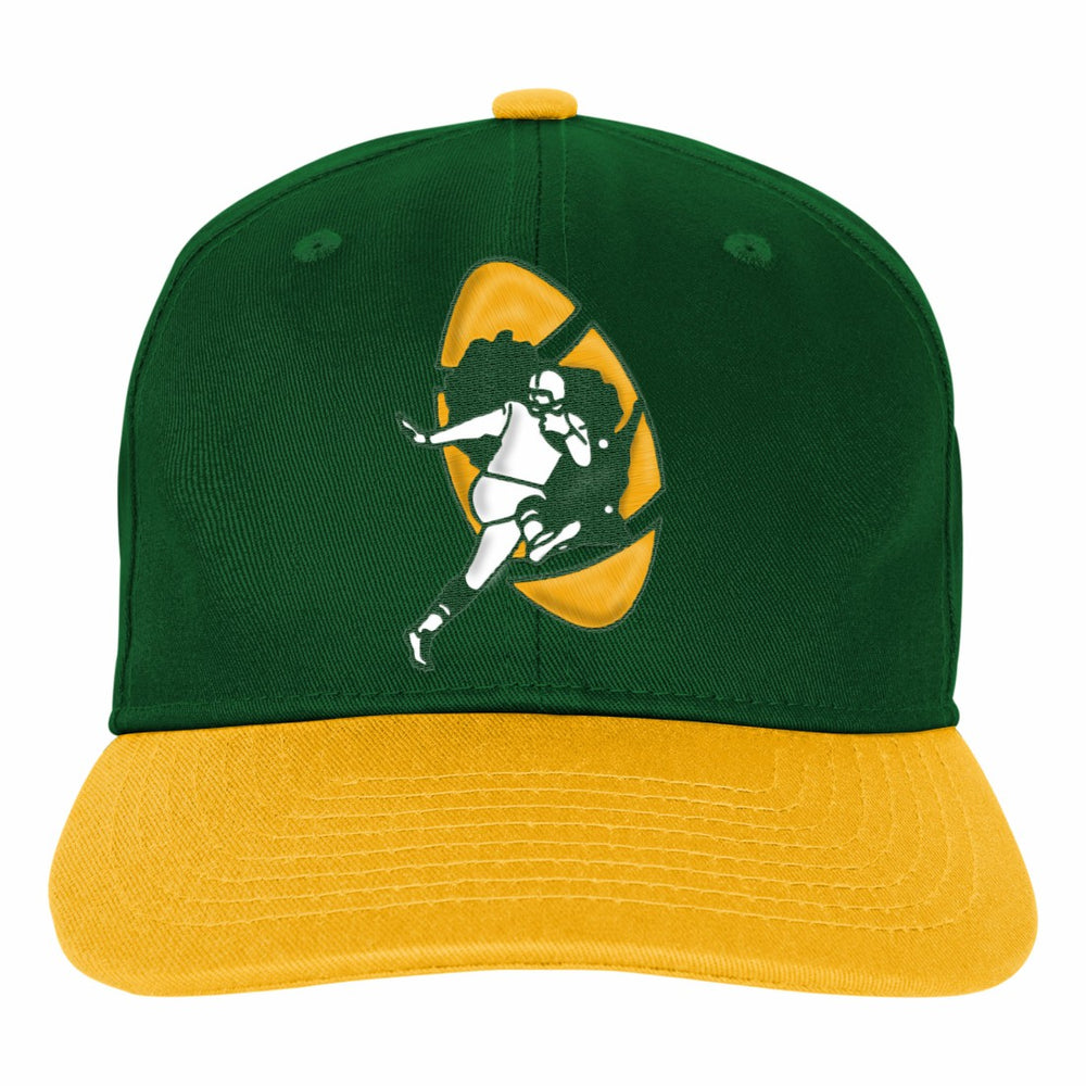 Green Bay Packers Outerstuff Youth True Retro Adjustable Hat - Green Hats