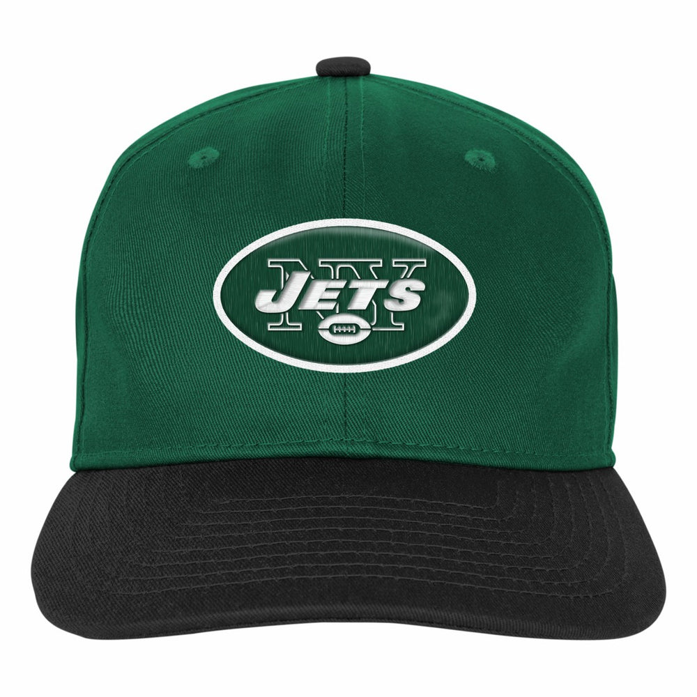 New York Jets Outerstuff Youth True Retro Adjustable Hat - Green Hats
