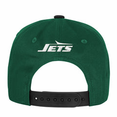 New York Jets Outerstuff Youth True Retro Adjustable Hat - Green Hats
