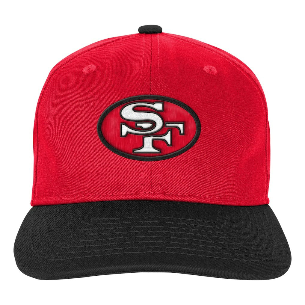San Francisco 49ers Outerstuff Youth True Retro Adjustable Hat - Scarlet Hats