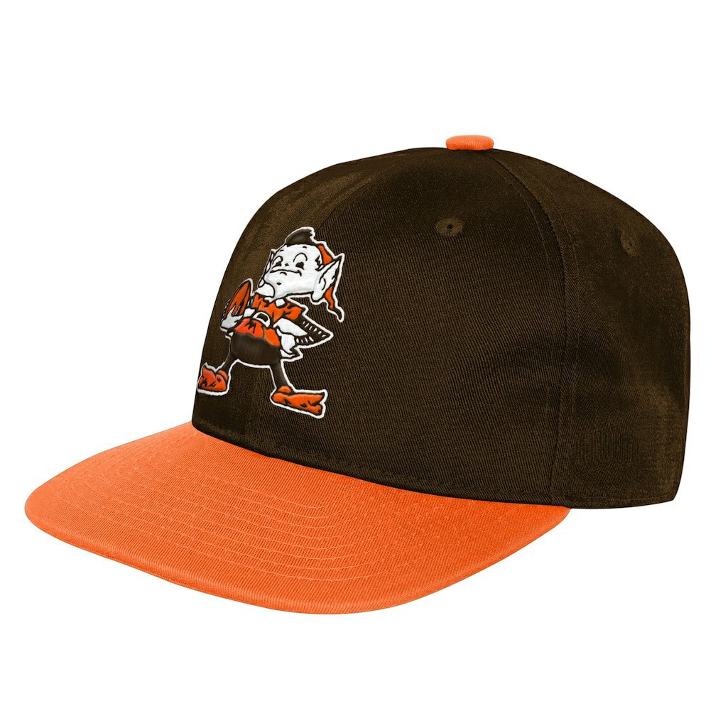 Cleveland Browns Outerstuff Youth True Retro Adjustable Hat - Brown Hats
