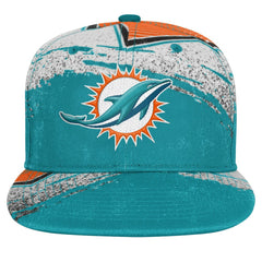 Miami Dolphins Outerstuff Youth Make Noise Adjustable Hat - Aqua Hats