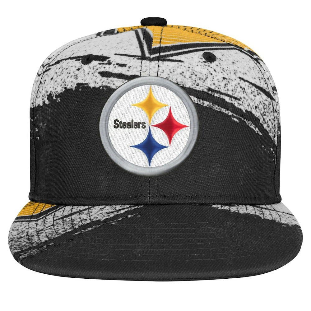 Pittsburgh Steelers Outerstuff Youth Make Noise Adjustable Hat - Black Hats