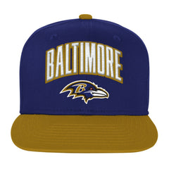 Baltimore Ravens Outerstuff Youth Essentials Snapback Hat - Purple Hats