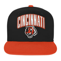 Cincinnati Bengals Outerstuff Youth Essentials Snapback Hat - Black Hats