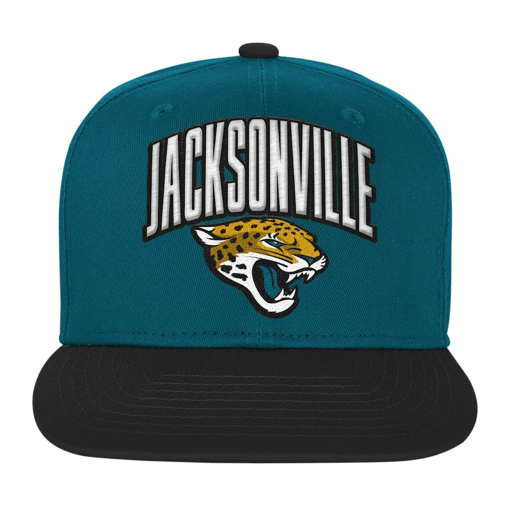 Jacksonville Jaguars Outerstuff Youth Essentials Snapback Hat - Teal Hats