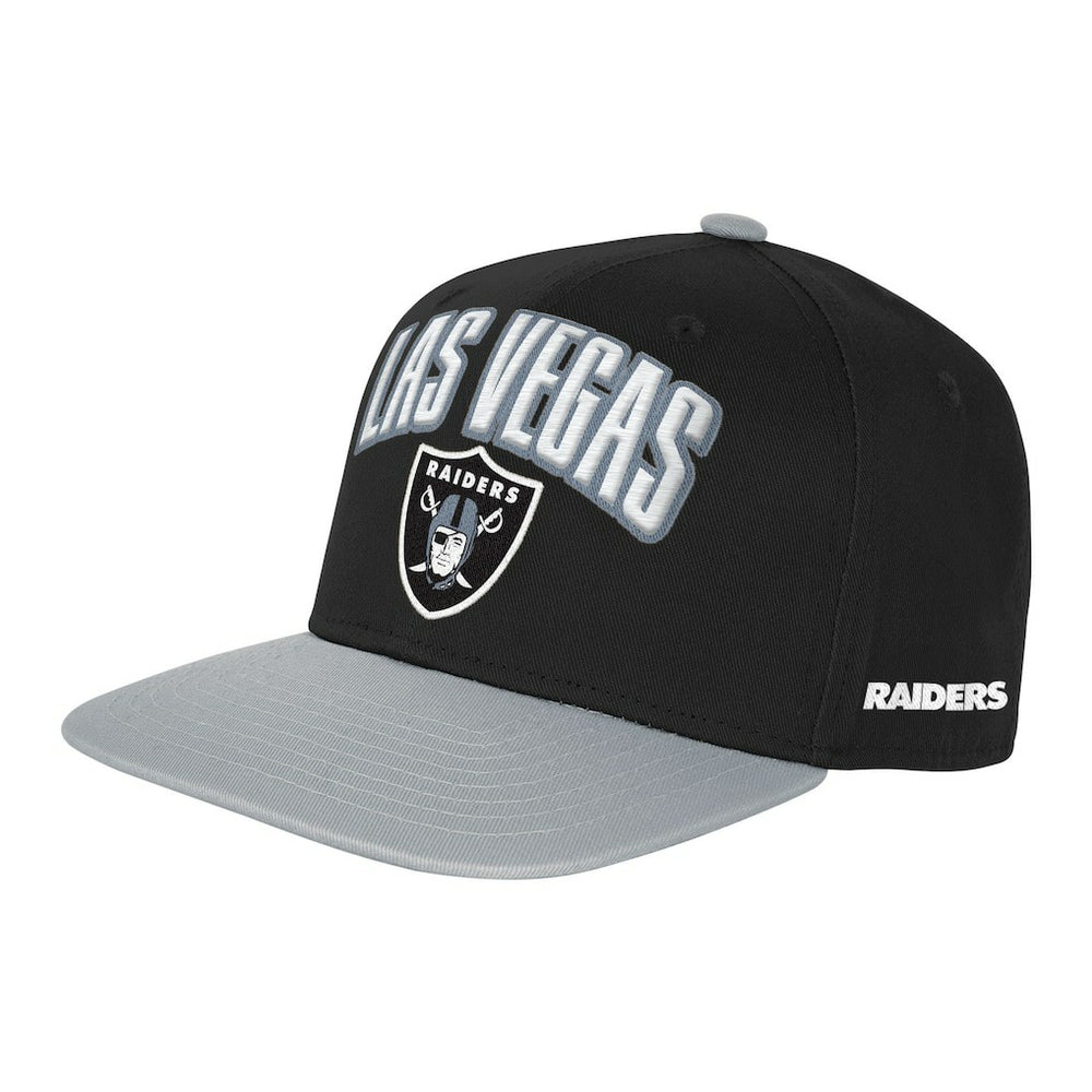 Las Vegas Raiders Outerstuff Youth Essentials Snapback Hat - Black Hats
