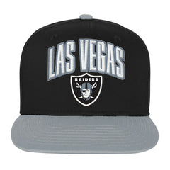 Las Vegas Raiders Outerstuff Youth Essentials Snapback Hat - Black Hats