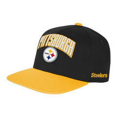 Pittsburgh Steelers Outerstuff Youth Essentials Snapback Hat - Black Hats
