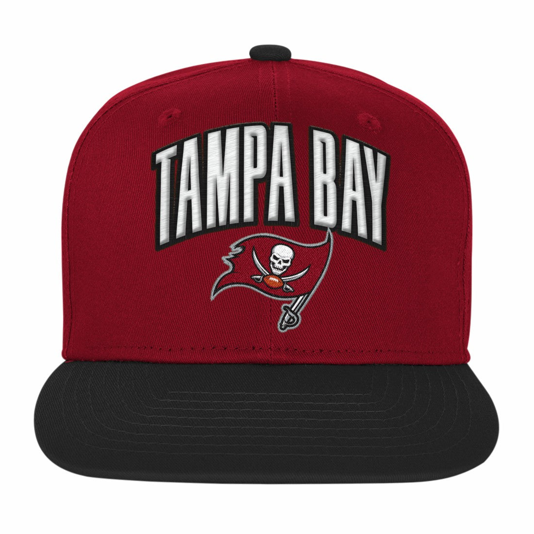 Tampa Bay Buccaneers Outerstuff Youth Essentials Snapback Hat - Red Hats