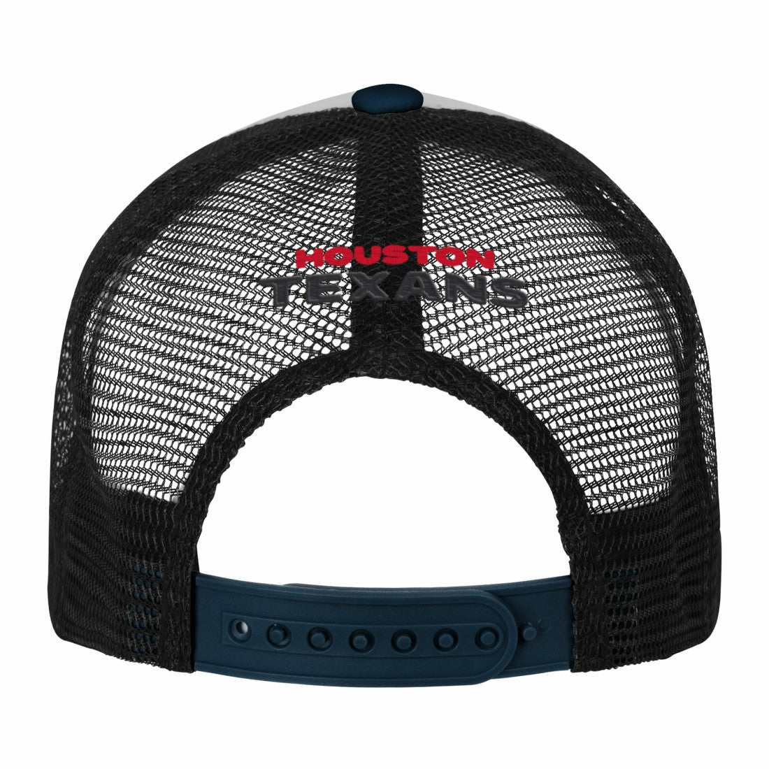 Houston Texans Youth Essentials Trucker Adjustable Hat - White/Navy Hats