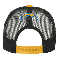 Los Angeles Chargers Youth Modern Fan Trucker Adjustable Hat - White/Gold Hats