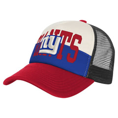 New York Giants Youth Modern Fan Trucker Adjustable Hat - White/Red Hats