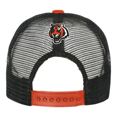 Cincinnati Bengals Youth Modern Fan Trucker Adjustable Hat - White/Orange Hats