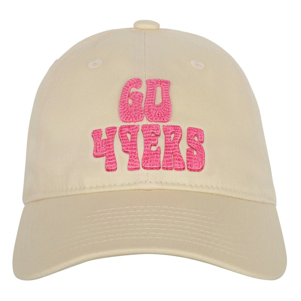 San Francisco 49ers Outerstuff Girls Youth Blitz Adjustable Hat - Cream Hats