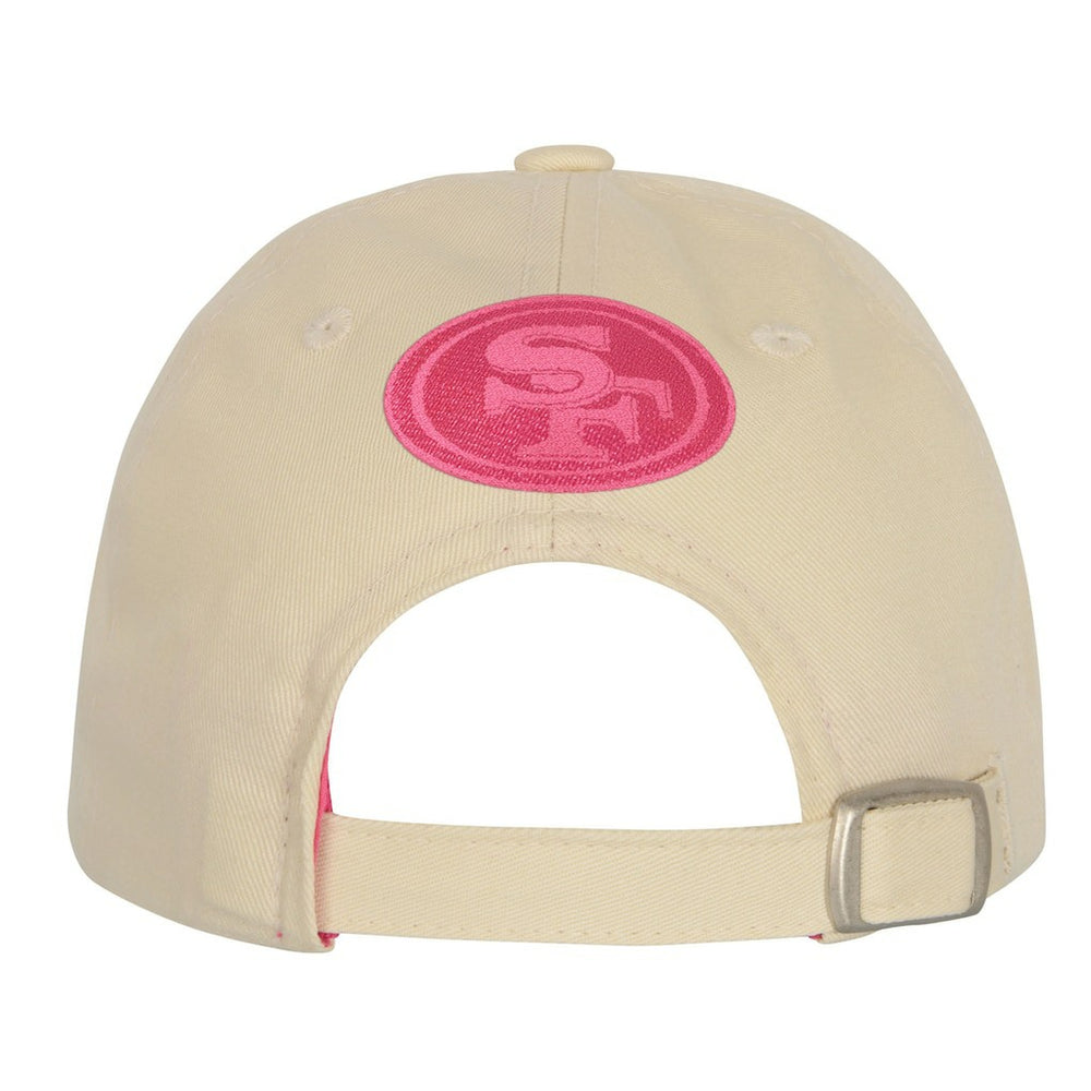 San Francisco 49ers Outerstuff Girls Youth Blitz Adjustable Hat - Cream Hats