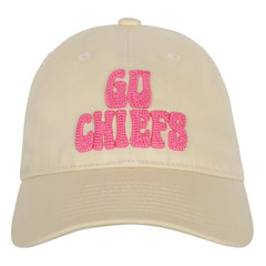 Kansas City Chiefs Outerstuff Girls Youth Blitz Adjustable Hat - Cream Hats