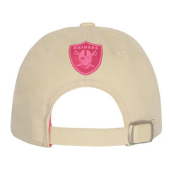 Las Vegas Raiders Outerstuff Girls Youth Blitz Adjustable Hat - Cream Hats
