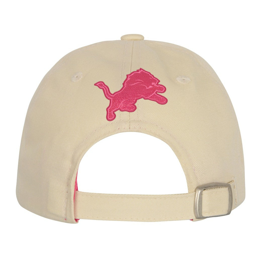 Detroit Lions Outerstuff Girls Youth Blitz Adjustable Hat - Cream Hats