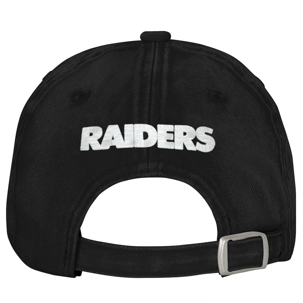 Las Vegas Raiders Outerstuff Girls Youth Gridiron Adjustable Hat - Black Hats