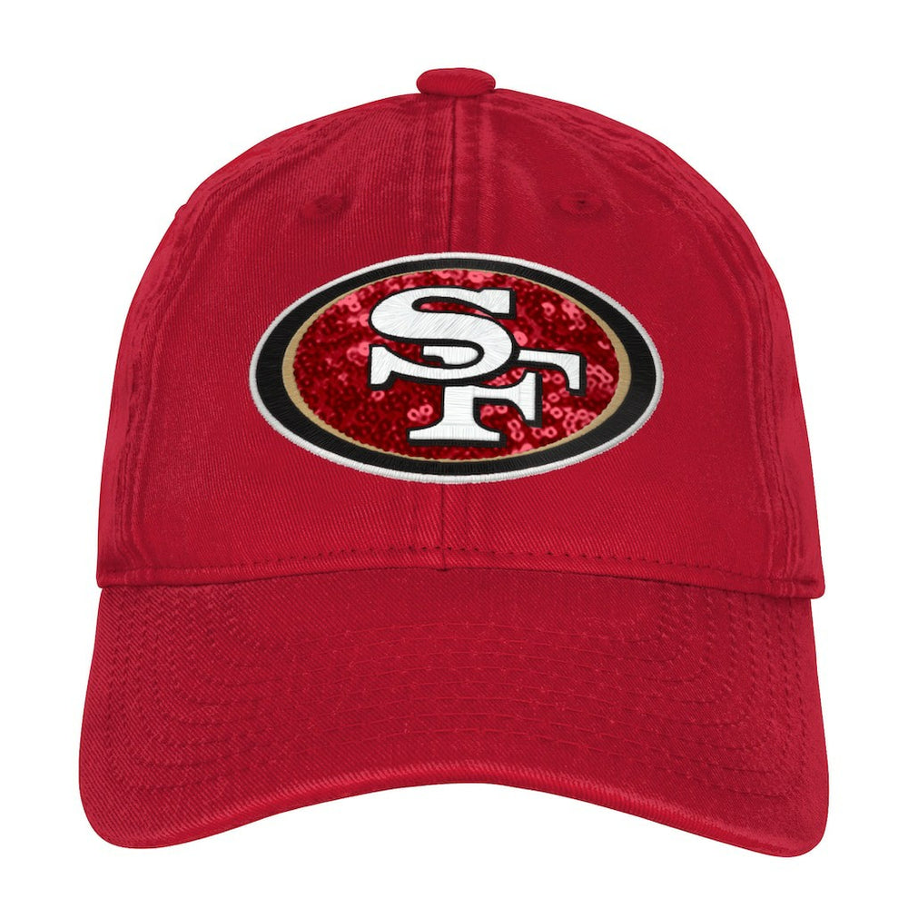 San Francisco 49ers Outerstuff Girls Youth Gridiron Adjustable Hat - Scarlet Hats