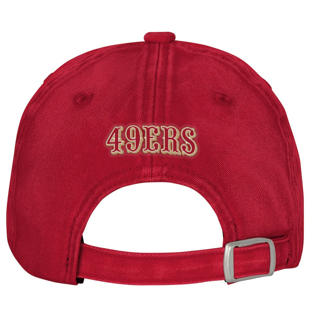 San Francisco 49ers Outerstuff Girls Youth Gridiron Adjustable Hat - Scarlet Hats