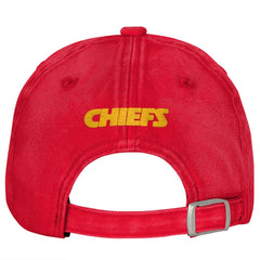 Kansas City Chiefs Outerstuff Girls Youth Gridiron Adjustable Hat - Red Hats