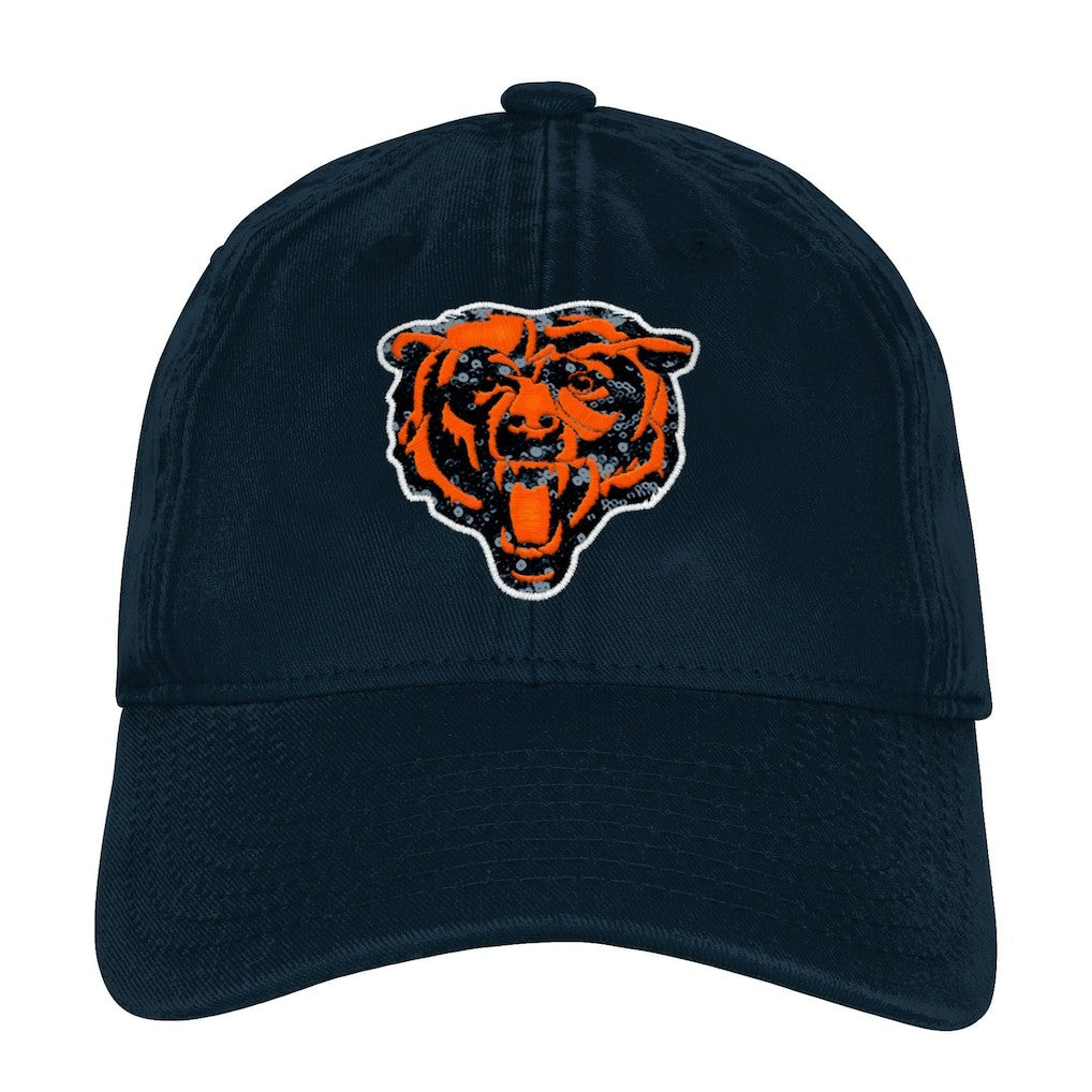 Chicago Bears Outerstuff Girls Youth Gridiron Adjustable Hat - Navy Hats