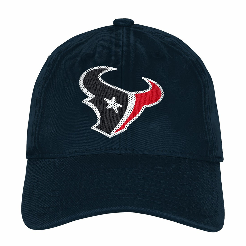 Houston Texans Outerstuff Girls Youth Gridiron Adjustable Hat - Navy Hats
