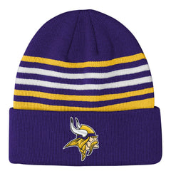 Minnesota Vikings Outerstuff Essentials Cuffed Knit Hat - Purple Hats