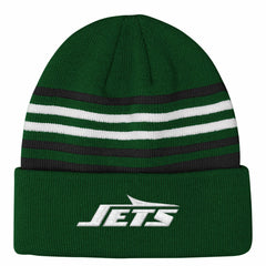 New York Jets Outerstuff Essentials Cuffed Knit Hat - Green Hats