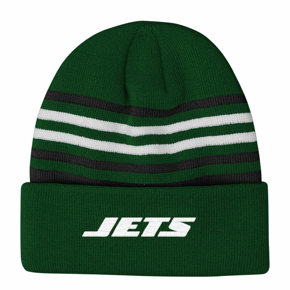 New York Jets Outerstuff Essentials Cuffed Knit Hat - Green Hats
